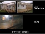 Build new pergola - large