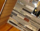 Install granite stacked stone & polish floors